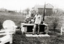 Clay Cochran Jr in uniform, 1943